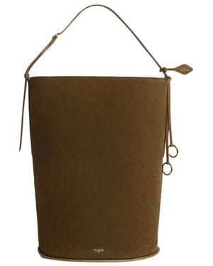 Alaïa Alaïa Hip Large Bucket Bag - Brown