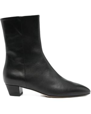 Aeyde 35Mm Yasmin Leather Boots - Black