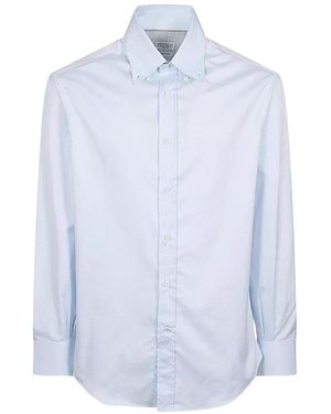 Brunello Cucinelli Long-Sleeved Shirt - Blue
