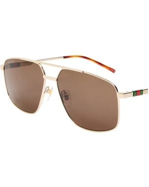 Gucci Aviator Sunglasses - Metallic