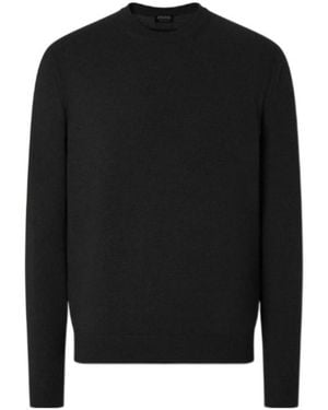 ZEGNA Oasi Cashmere Crew-Neck Jumper - Black