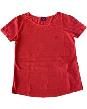 Armani Jeans Short Sleeve T-Shirt - Red