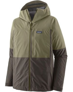 Patagonia Boulder Fork Hooded Rain Jacket - Green
