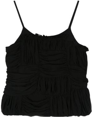 Comme des Garçons Ruffled Top - Black