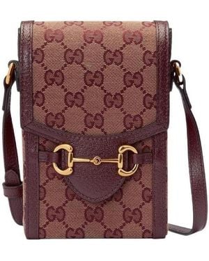 Gucci Gg-Canvas Belt Bag - Purple