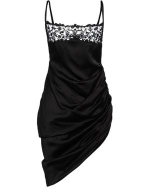 Jacquemus La Saudade Brodée Mini Dress - Black