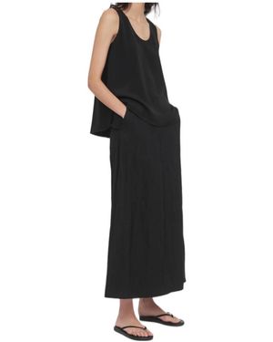 Partow Sleeveless Tank Top - Black