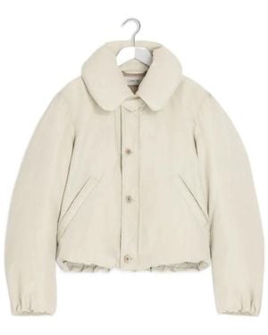 Lemaire Elasticated Cuff Puffer Jacket - Natural