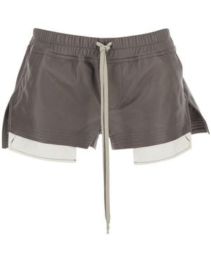 Rick Owens Vent Detail Drawstring Shorts - Black