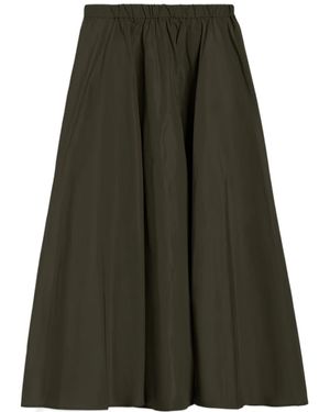 Aspesi Midi Skirt With Pleats - Green