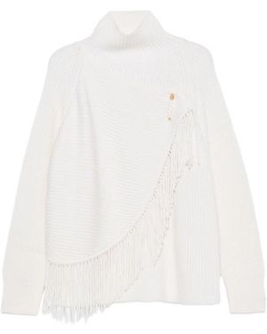 Carven Turtleneck Sweater - White