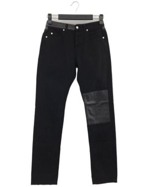 McQ Pocket Detail Denim Pants - Black