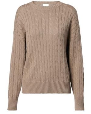 Brunello Cucinelli Cotton-Blend Sweater - Brown