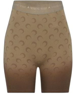 Marine Serre Moon Pattern Shorts - Natural