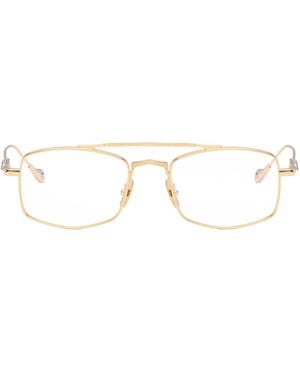 Cutler and Gross Cutler And Gross X The Great Frog Collaboration Bowie Rectangle Non-Prescription Sunglasses - White