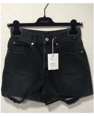we11done High Waist Shorts - Black