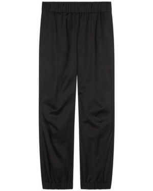 Dries Van Noten Elastic Waist Casual Trousers - Black