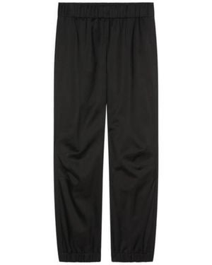 Dries Van Noten Elastic Waist Casual Trousers - Black