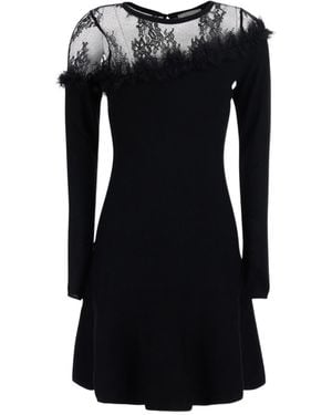Blumarine Long-Sleeved Dress - Black
