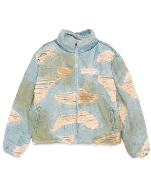 Who Decides War Denim Bomber Jacket - Blue