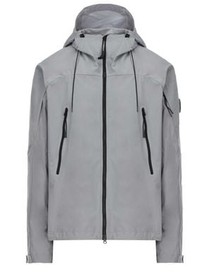 C.P. Company Lens-Detail Zip-Up Jacket - Gray