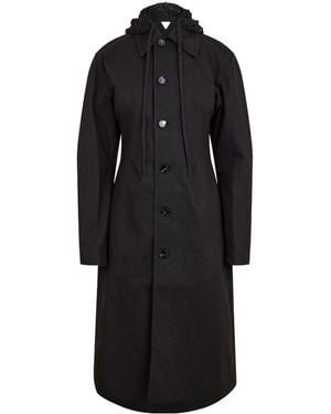 Bottega Veneta Tailored Long Coat - Black