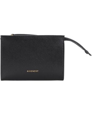 Givenchy Logo Printed Zipped Wallet - White