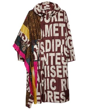 Dries Van Noten Long Cloak - Red