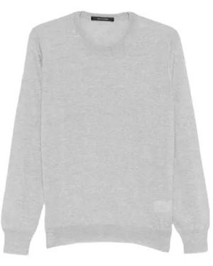 Tagliatore Crew Neck Knitwear - Grey