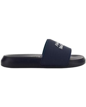 McQueen Logo Pool Slides - Blue