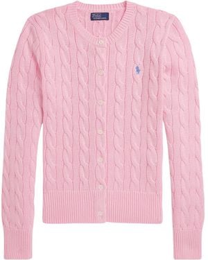 Polo Ralph Lauren Fluffy Hooded Jacket - Pink