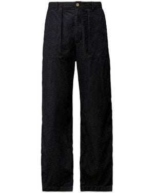 C.P. Company Casual Trousers With Belt Loops - Black