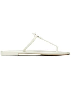 Tory Burch Mini Miller Jelly Sandals - White
