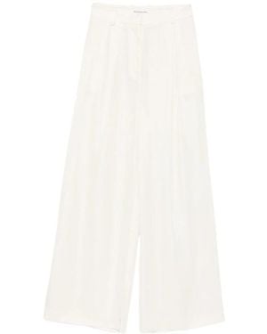 Frankie Shop Pleated Casual Trousers - White