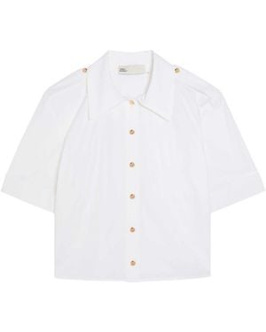 Tory Burch Loose Cotton Shirt - White