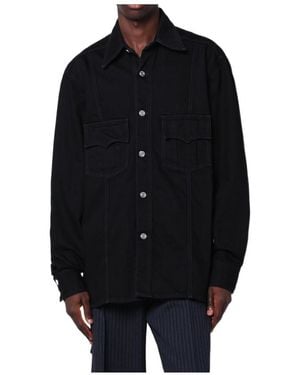 NAMACHEKO Denim Shirt Jacket - Blue
