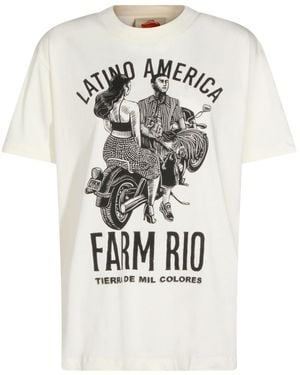 FARM Rio Graphic Print T-Shirt - White