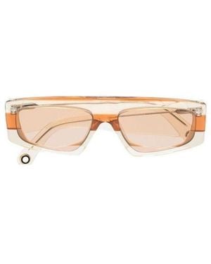 Jacquemus Les Lunettes Yauco Rectangle-Shape Sunglasses - Pink