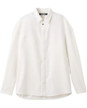 Jacquemus Lightweight Wool Shirt For - White