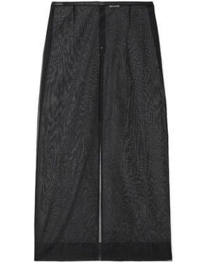 St. Agni Lightweight Midi Skirt - Black