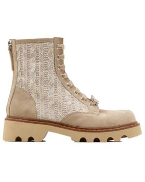 Roger Vivier Viv Rangers Truck Charms Bootie - Natural