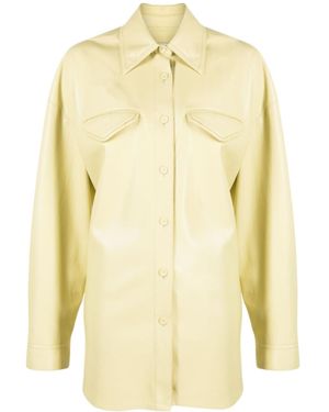 Nanushka Kaysa Buttoned Shirt - Yellow