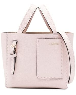 Valextra Zipped Bucket Bag - Pink