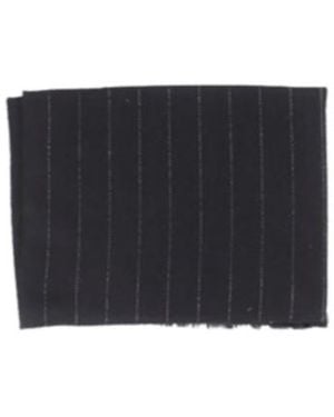 Ralph Lauren Lauren Pinstripe Square Scarf - Black