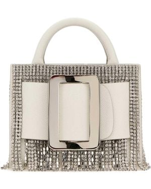 Boyy Crystal Flapper Handbag - Metallic
