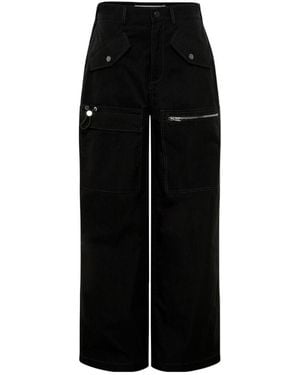 Dion Lee Multi-Pocket Straight-Leg Pants - Black