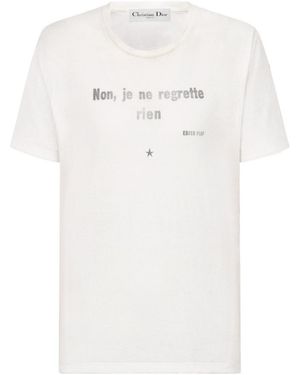Dior 'Non Je Ne Regrette Rien' T-Shirt - White