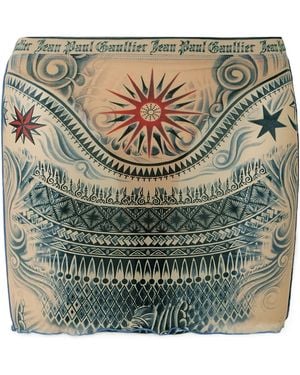 Jean Paul Gaultier Elastic Mini Skirt - Green