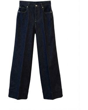Bottega Veneta Mid-Rise Palazzo Jeans - Blue