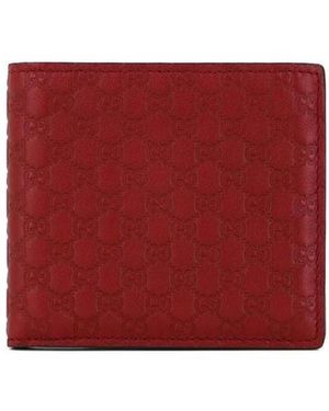 Gucci Double-Folded Wallet - Red